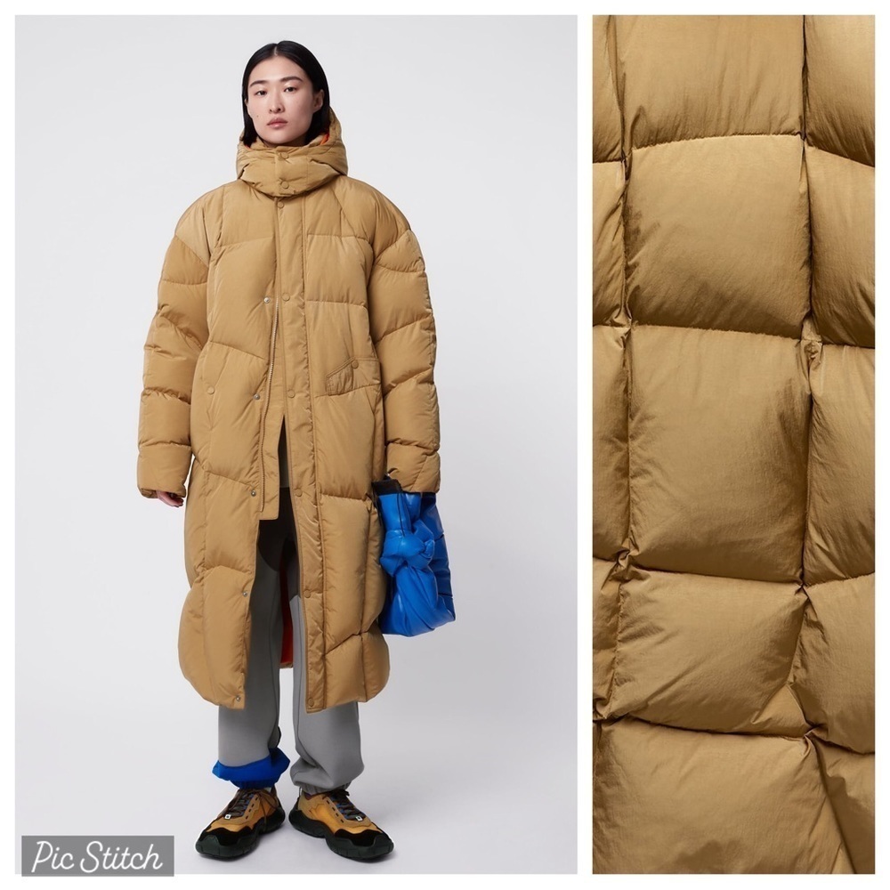 NWT. ZARA X ADERERROR Limited Collection Quilted Voluminous Down Jacket. Size L.